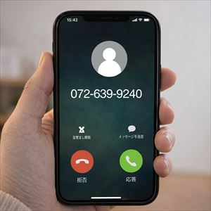 「0726399240」はアプラスから家賃の督促